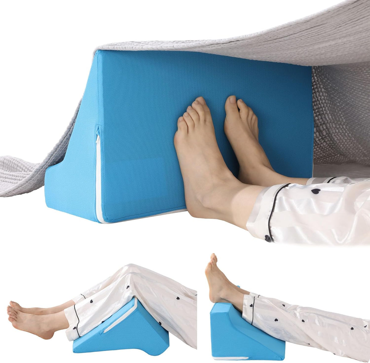 Royalay blanket lifter for foot of bed front view