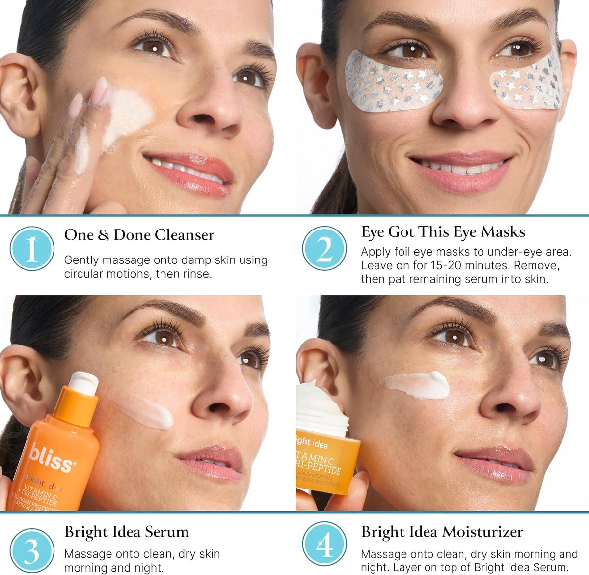 Bliss One and Done Daily Soothing Cream Cleanser with ceramides for dry skin barrier support