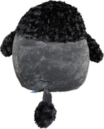 Squishmallows Jettward poodle plush toy showing curly fur details