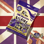 Walkers Nonsuch 150g package held in hand to demonstrate bag size and premium confectionery branding.
