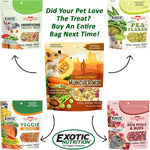 Premium pumpkin seeds and green pea flakes blend for small pet foraging