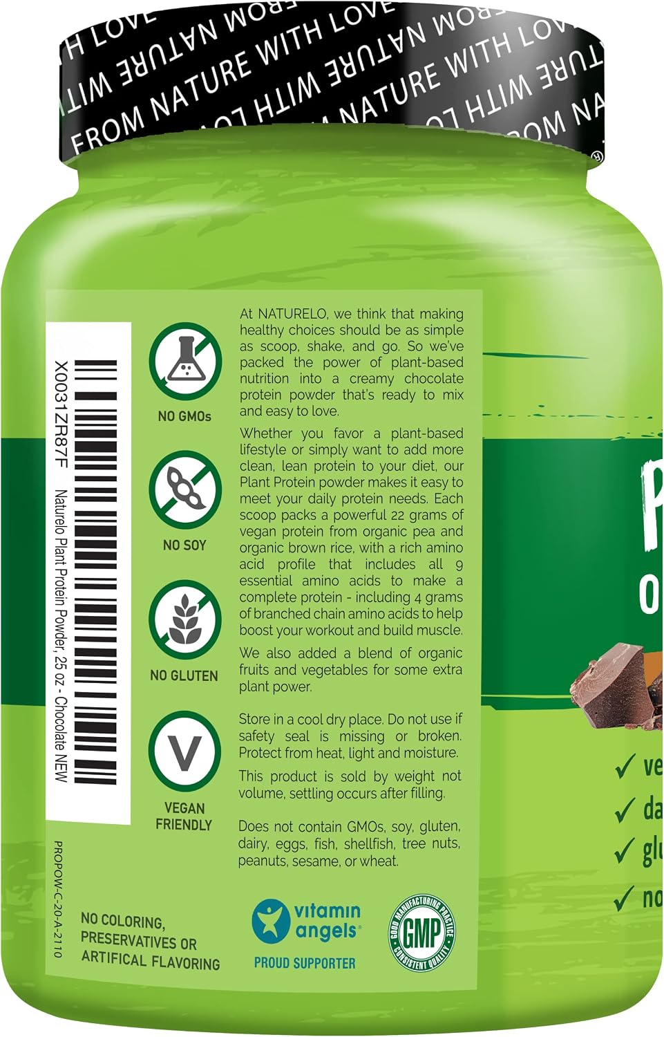 Naturelo vanilla and chocolate protein powder bundle packaging