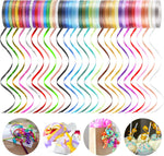 Laviria 48 rolls curling balloon ribbon set front view