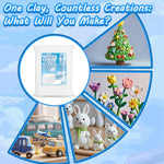 Miniature art sculpture creation using modeling foam clay