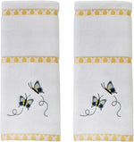 SKL Home Flower Basket Bike hand towel in kitchen setting