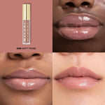 Milani Keep It Full lip plumper applicator wand showcasing the smooth gloss texture.