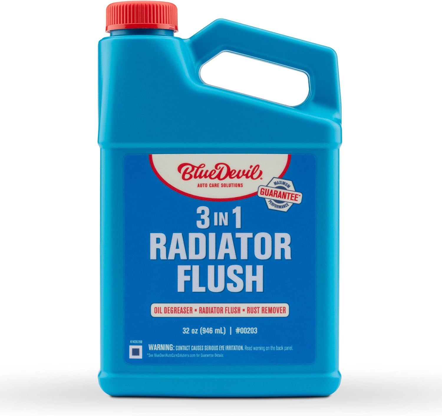 BlueDevil Products 00203 Radiator Flush front view bottle showing grey packaging