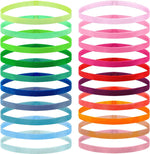 Duufin elastic sport headbands front view showing 20 colors