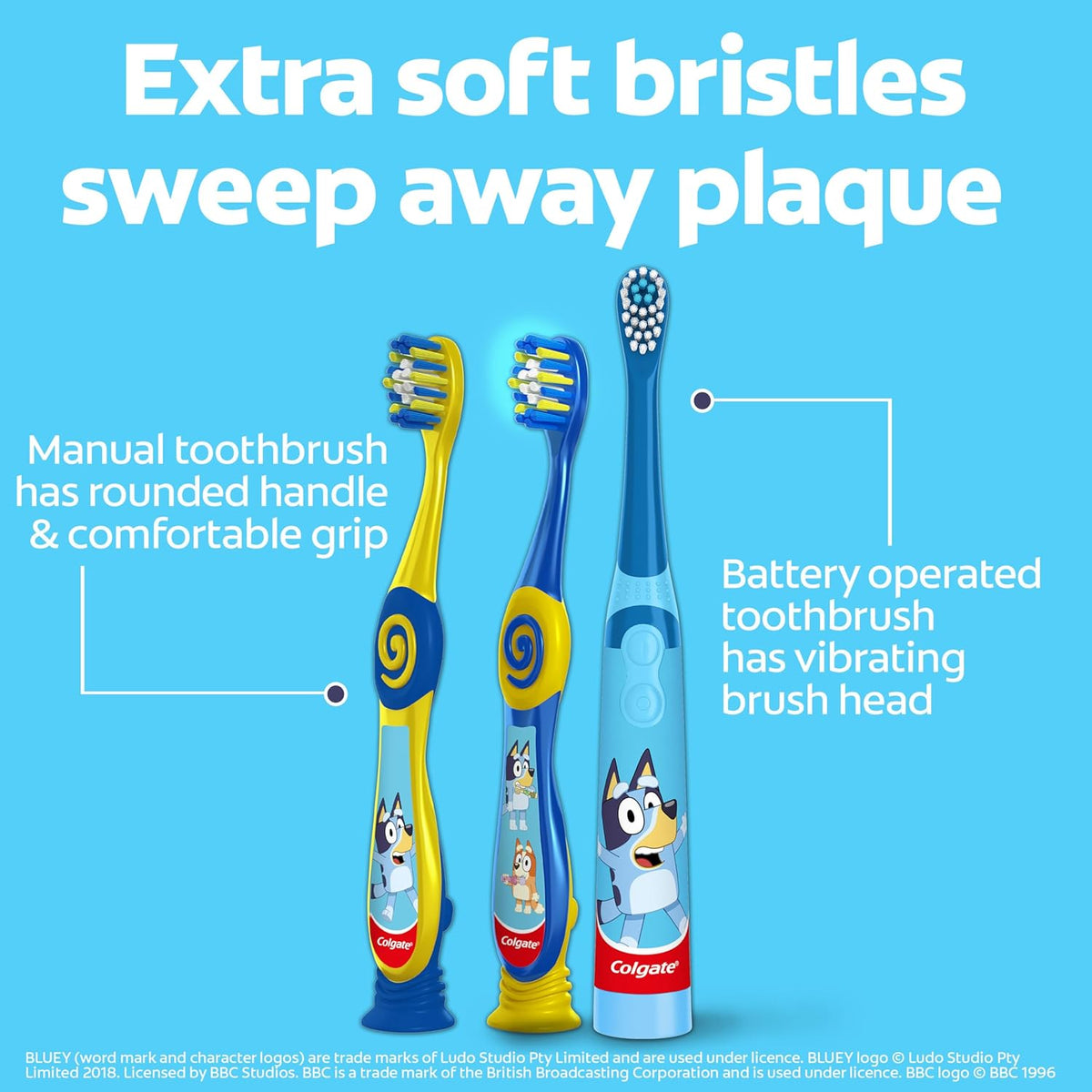 Colgate Kids Bubble Fruit flavored cavity protection fluoride toothpaste tubes close up view