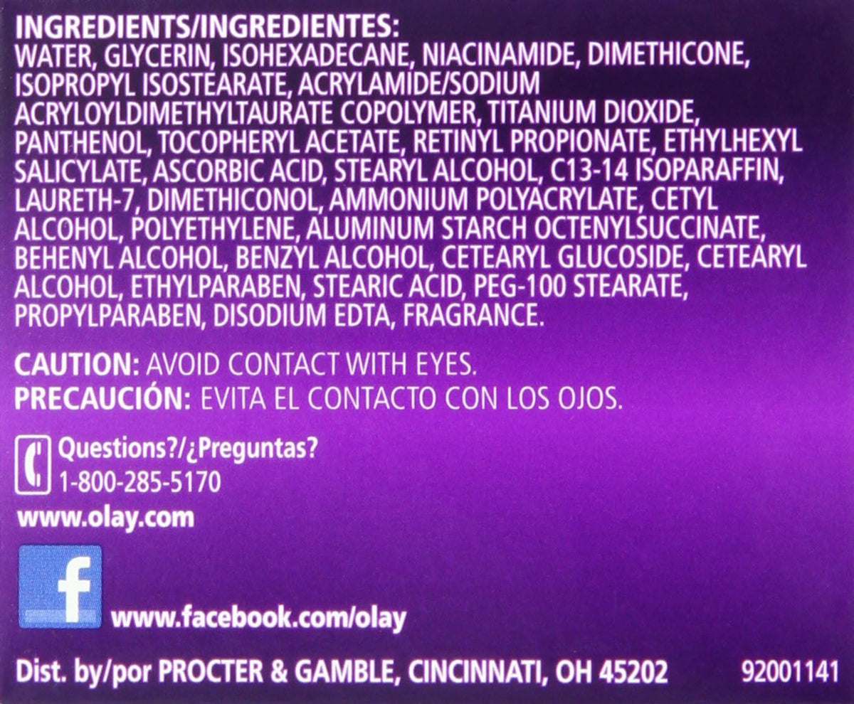 Olay Age Defying Anti-Wrinkle Replenishing Night Cream lifestyle application