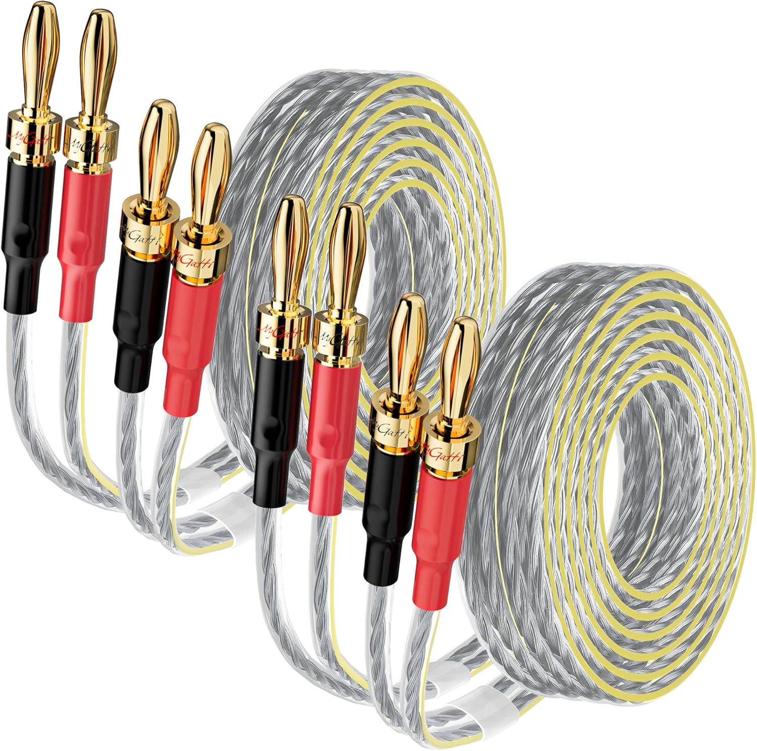 Mygatti 16AWG Speaker Flat Wire Cable front view