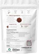 Micro Ingredients Organic Mega Mushroom Powder ingredient highlights