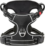 Timos No Pull Dog Harness,NO Need Go Over Dogs Head 3 Snap Buckles Reflective Oxford No Choke Harness with Front & Back 2 Metal Leash Clips Soft Padded for Small Medium Large Dogs Pink S - Image 14