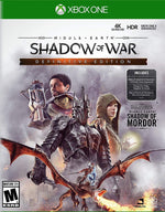 Warner Bros Middle Earth Shadow of War Definitive Edition PlayStation 4 game case back view