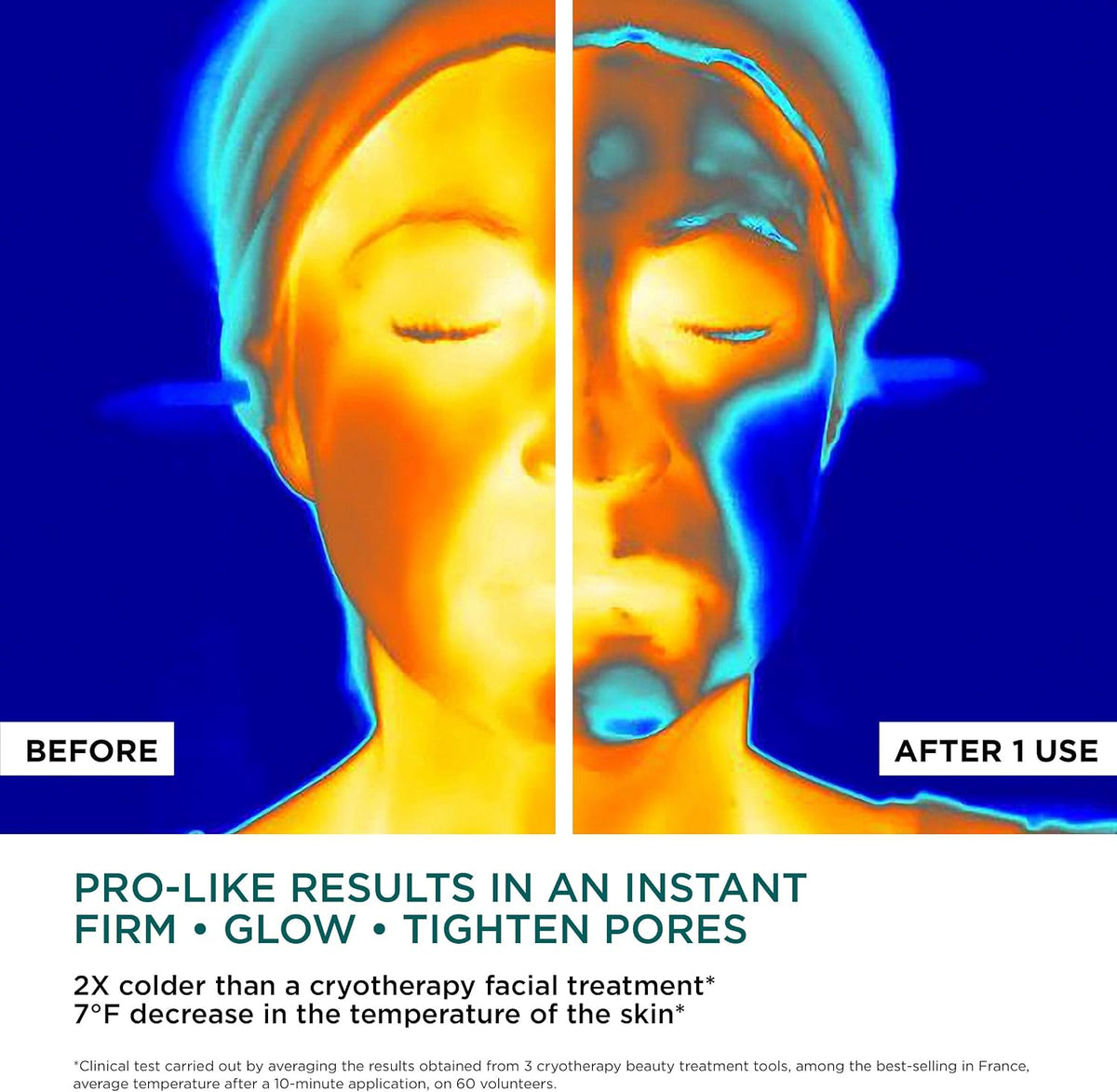 Clarins Cryo-Flash Face Mask lifestyle glowing skin result