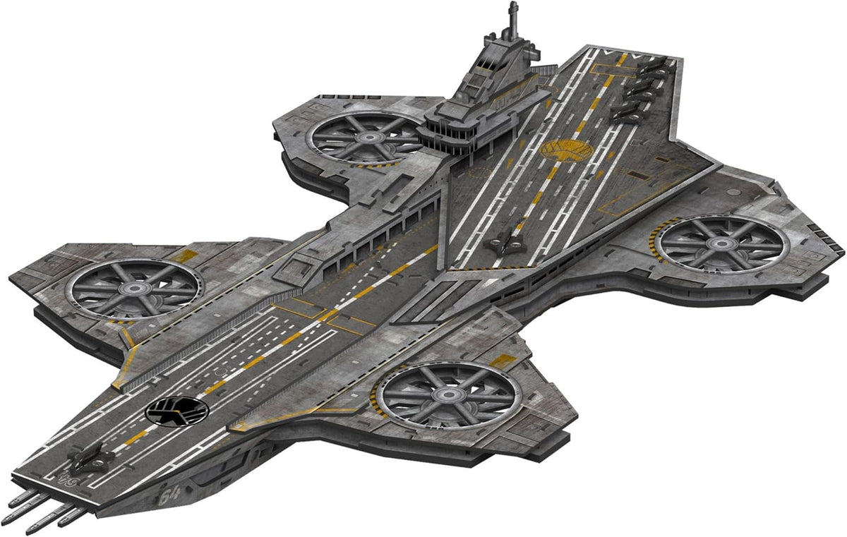 4D Cityscape Marvel Studios Avengers Helicarrier close-up of structural details