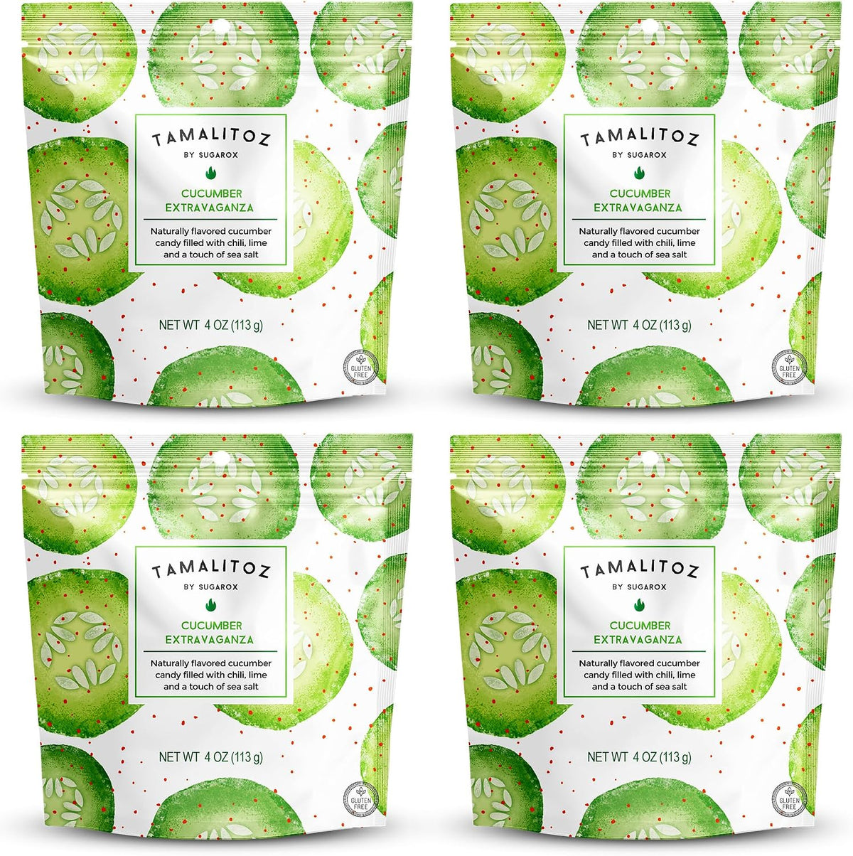 Tamalitoz Variety Pack - Spicy Mexican Hard Candy with Chile, Lime & Sea Salt, 8 Flavors: Mango, Cucumber, Tamarind, Watermelon, Pineapple, Blood Orange, Green Apple, Cherry - 8 Bags (4oz Each) - Image 10