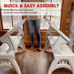 Convert-a-bench garden seating showing armrest compartment