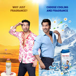Navratna mint fresh talc lifestyle summer freshness shot