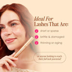 Grande Cosmetics sensitive formula eyelash serum brush detail view