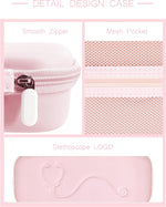 Keefitt hard shell stethoscope case zipper closure