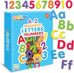 Curious Columbus magnetic letters and numbers set front view