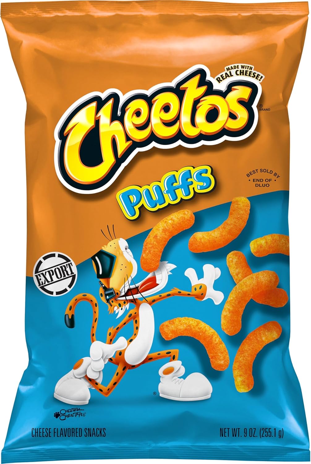 Frito-Lay Cheetos Puffs Cheese Flavored Snack, 9 Oz 255.1 G - Image 1