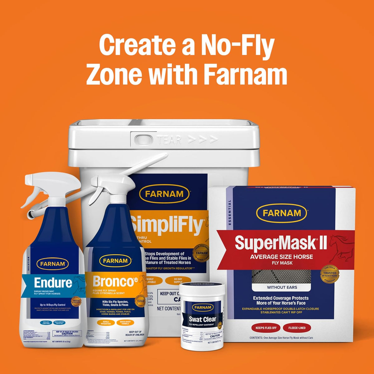 Farnam Endure Fly Spray for Horses - Long-Lasting Sweat-Resistant Fly Repellent, Repels Flies, Mosquitoes, Gnats and Ticks, Up to 14 Days Fly Control - 15 oz Continuous Spray - Image 9