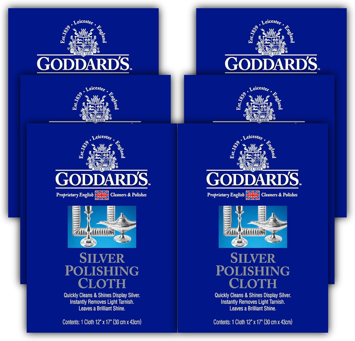 Goddard's Silver Polishing Cloth, Silver Cleaner & Tarnish Remover, 2 Pack - Image 10