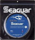 Seaguar Blue Label Big Game Fluorocarbon Leader front view spooled fishing line