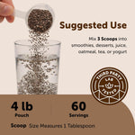 Micro Ingredients superfood chia seeds in a smoothie bowl