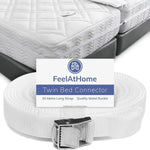 FeelAtHome bed connector strap front view with metal buckle