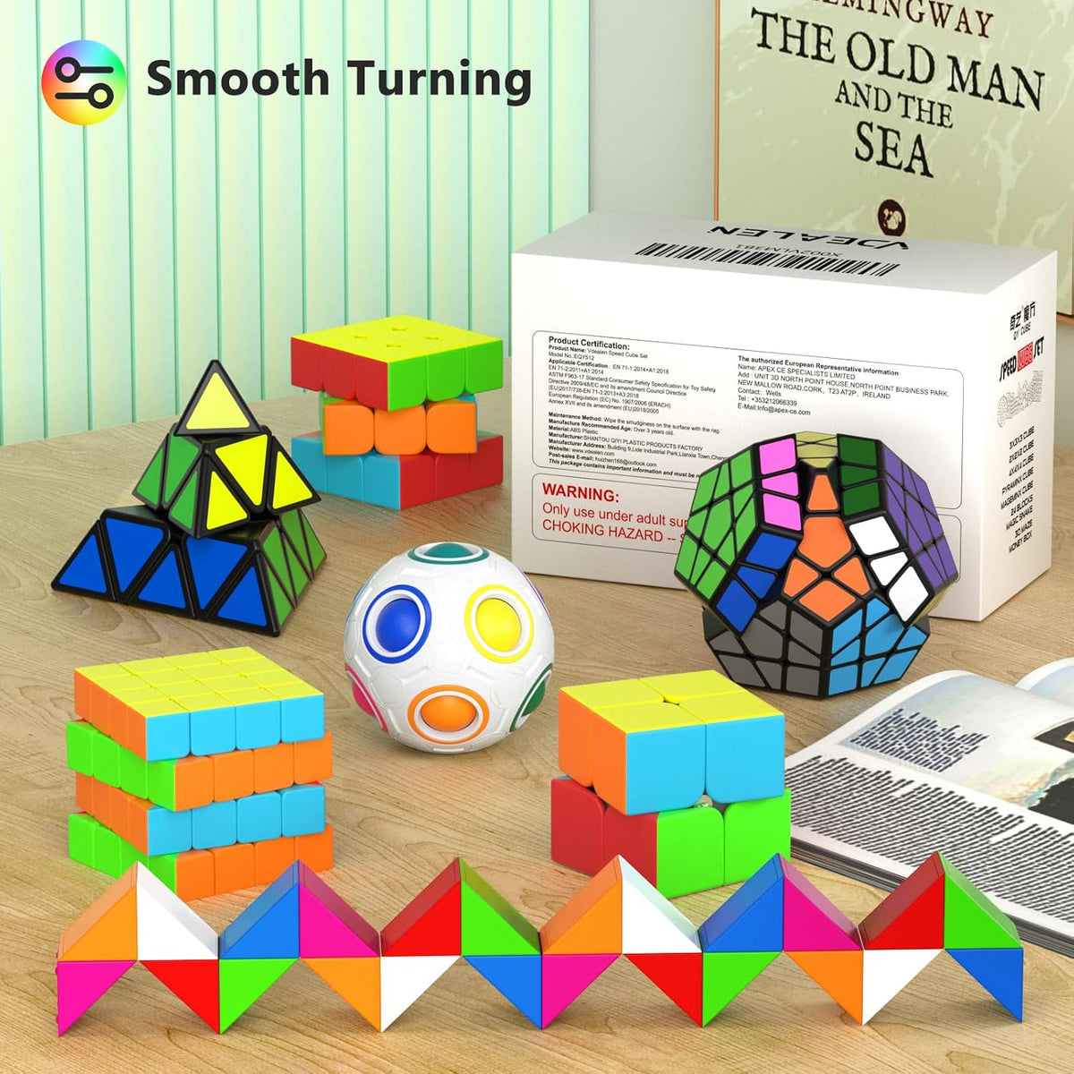 Vdealen Pyraminx triangle pyramid puzzle cube in action