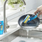Dawn non scratch dishwand cleaning non stick cookware safely