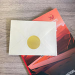 Hybsk adhesive gold dot labels texture and finish