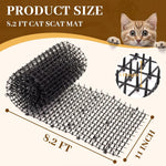 Close up of Hmyomina anti digging prickle strips
