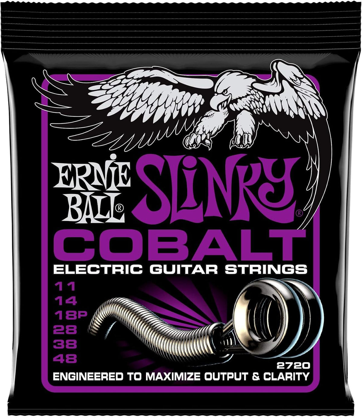 Ernie Ball Extra Slinky Cobalt Electric Guitar Strings, 8-38 Gauge (P02725) - Image 11
