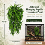 High quality polyethylene reptile climbing vines for geckos
