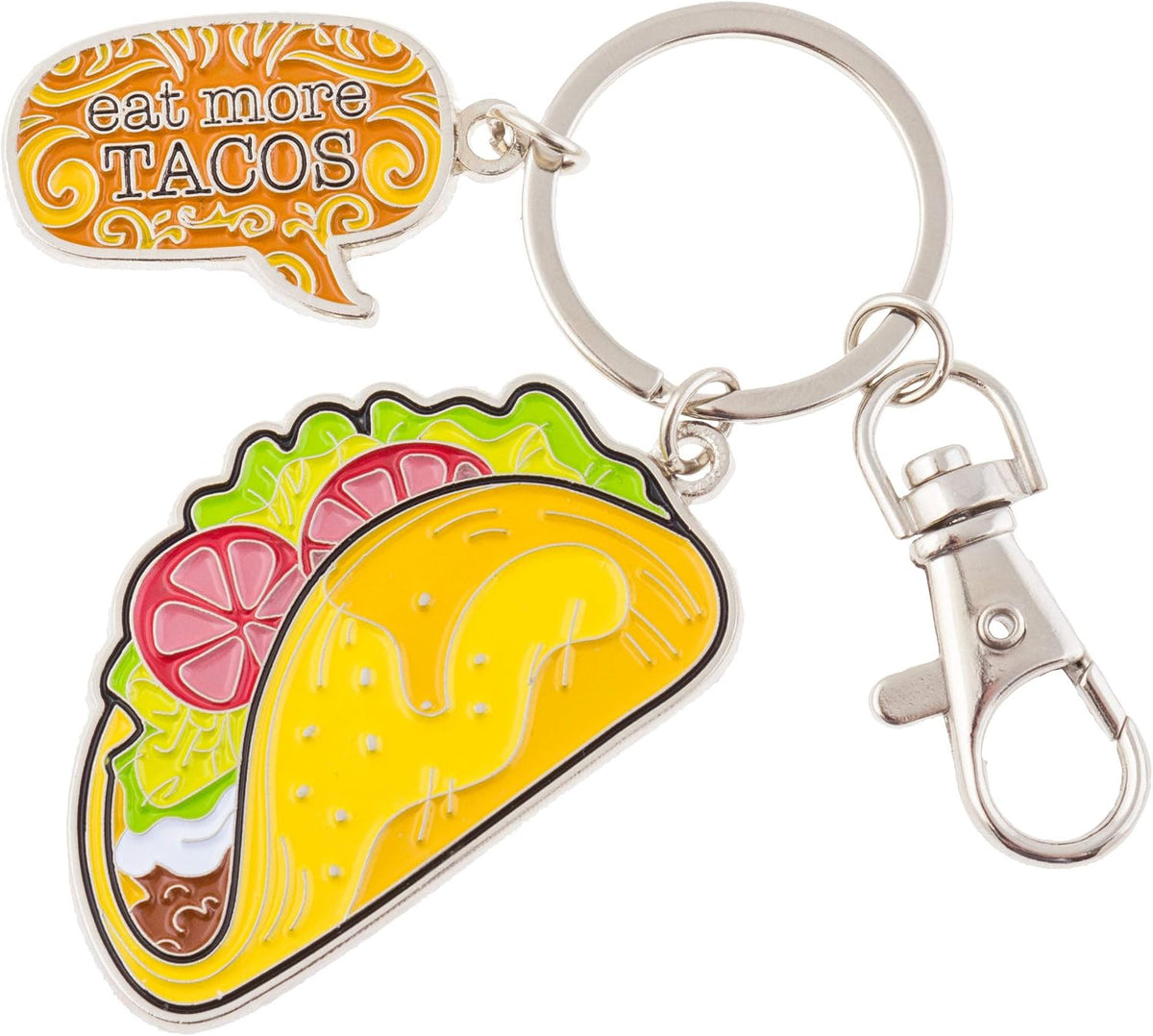 Wit Gifts Enamel Keychain, Llama 2" x 2.7" - Image 13