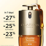 Clarins eye serum dual phase pump dispenser closeup