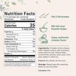 Micro Ingredients cheese powder nutrition label and ingredients