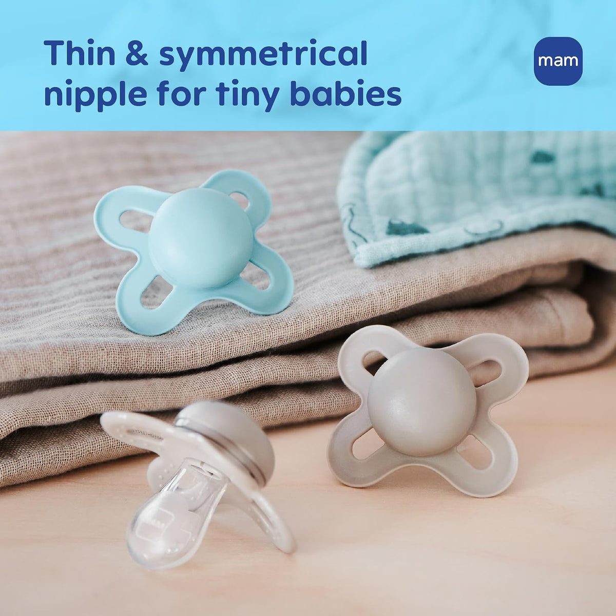 MAM baby pacifier breathable shield ventilation holes