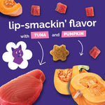 Authentic imported fruitables pet snacks premium packaging back view