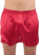 INTIMO Men's Classic Silk Boxers lifestyle flat lay presentation