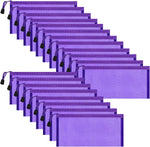 Sinzip 20 piece assorted color mesh pouch collection package