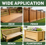 Self-tapping point outdoor decking screws angle