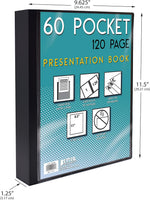 Better Office Products presentation book interior back pocket