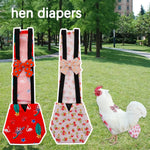 Two piece medium size chicken diaper set for indoor pet management