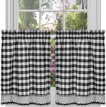 Sweet Home Collection kitchen curtain front view