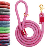 Nylon Rope Dog Leash, Blue, 5 FT - 3/5" | Reflective, Handmade Braided, Heavy Duty, For Medium Large Dogs - Image 10